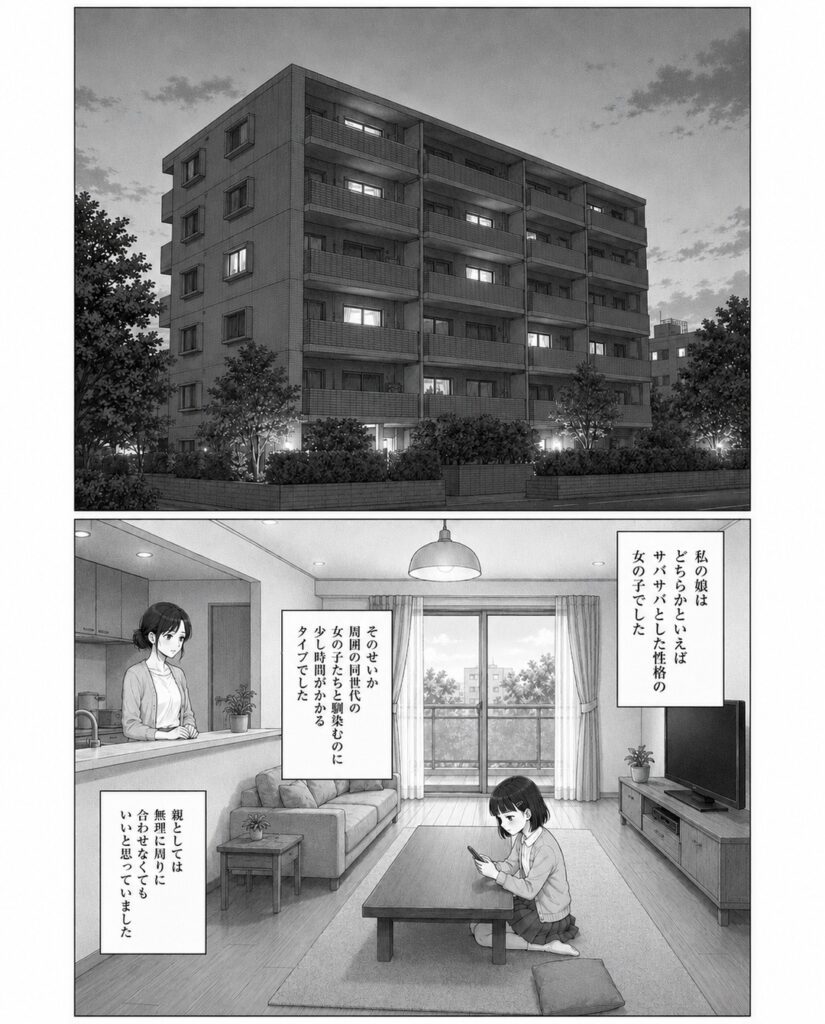 【漫画】　母が見た光景