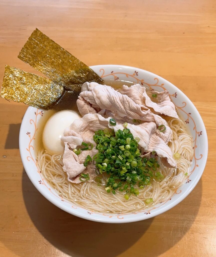 冷やしラーメン風そうめん（＠ao.onlineyogaさんより提供）
