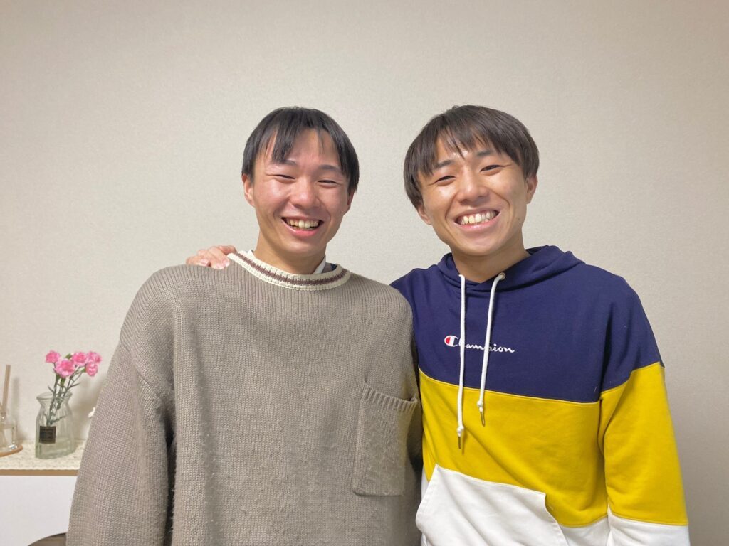 兄弟2人の現在の様子①（りょうちゃんより提供）