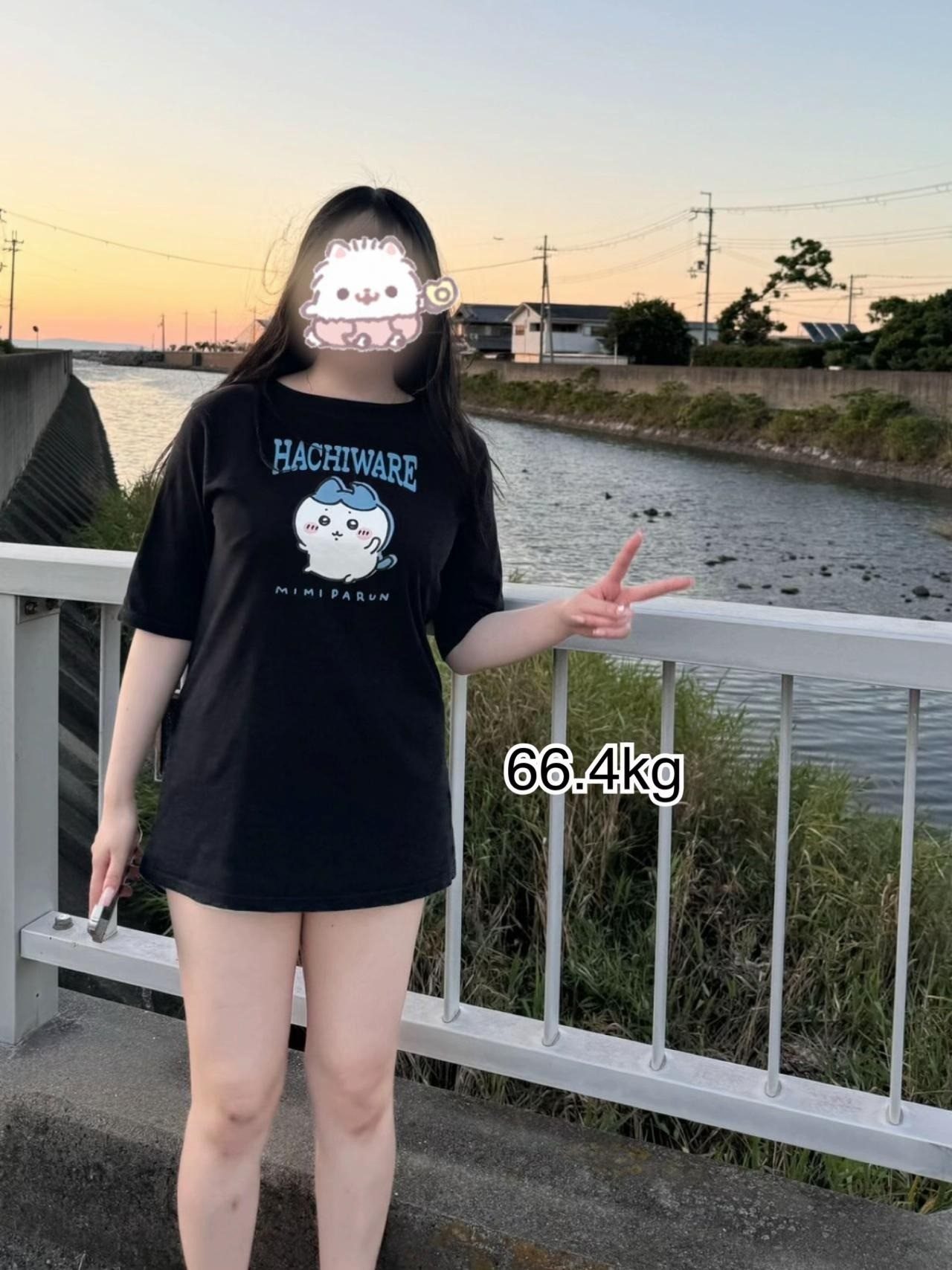 【1年で激変】66kgから別人級に垢抜けた女性、驚きのビフォーアフターに「脚が真っ直ぐで綺麗すぎ！」の声