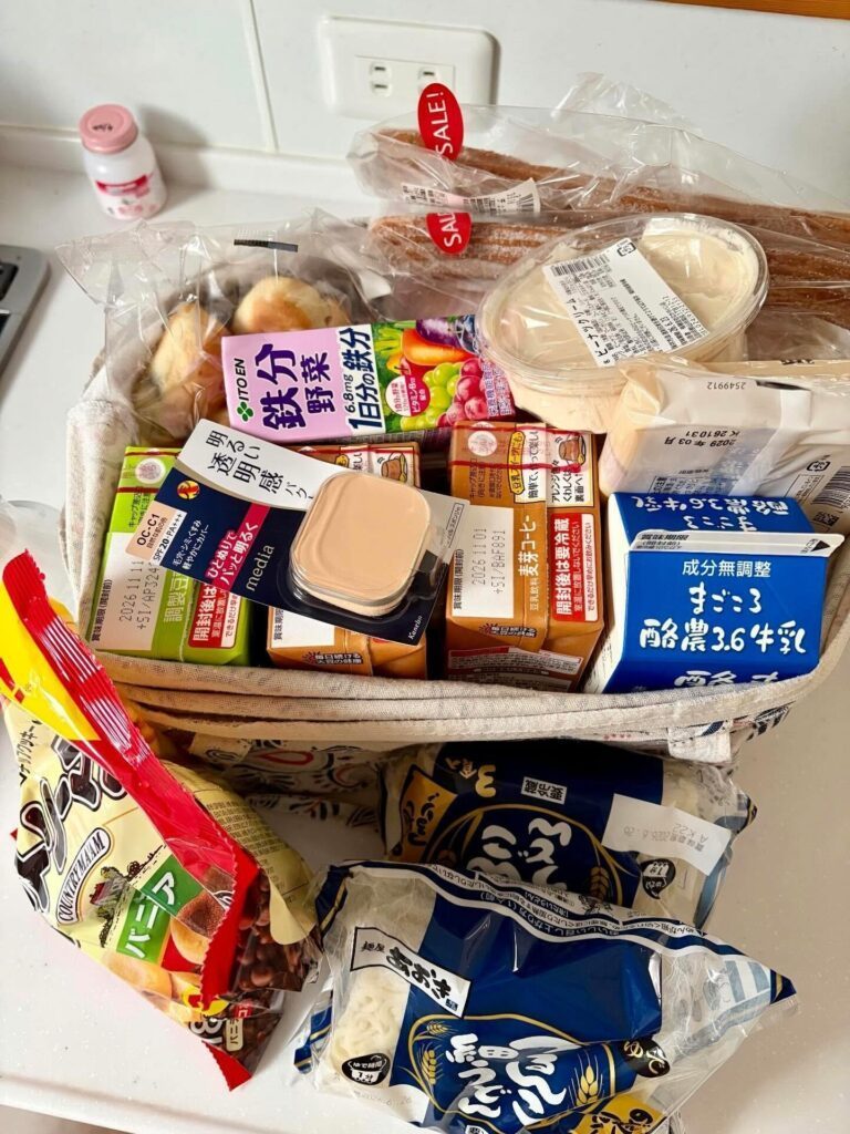 まとめ買いした品物（＠e.r.n.a.m01tonさんより提供）