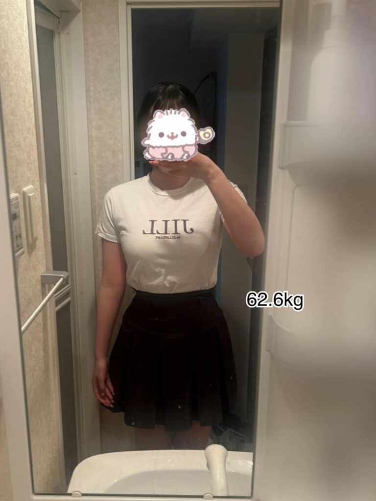 ダイエット経過の様子②（＠hl252510さんより提供）