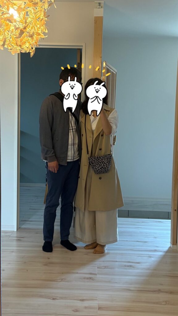 ご夫妻の様子（＠maricocona1204さんより提供）