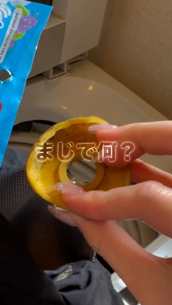 ズボンから出てきたものの様子⑬（＠manamama.lifestyleさんより提供）