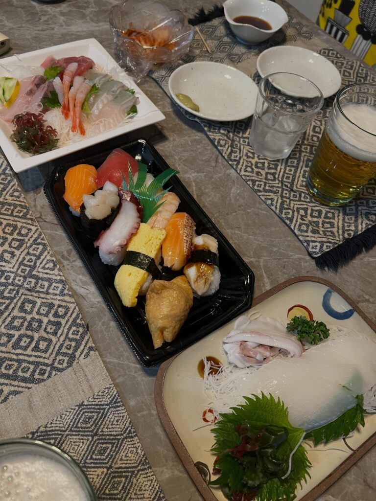 お祝いの夕食①（＠hiroyo0603さんより提供）