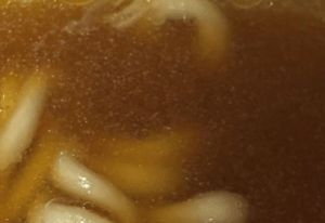 サッポロ一番を食べている最中→麺を見たら……「え？！」→　“浮かび上がってきたもの”に235.4万表示…「思った以上に…」「よく見つけましたね」