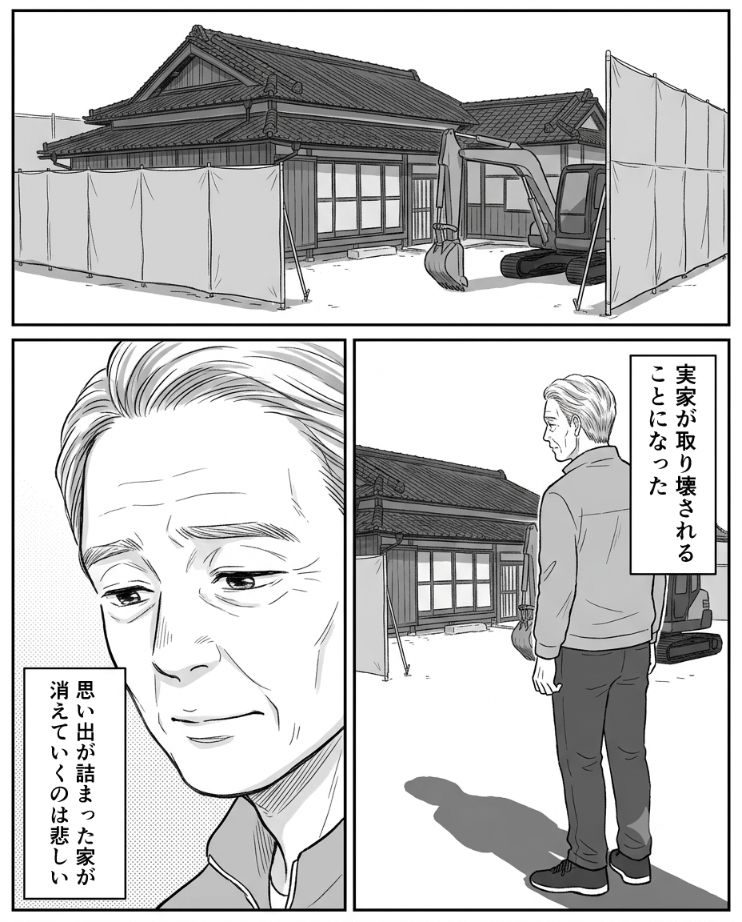 【漫画】　　男性が見た光景
