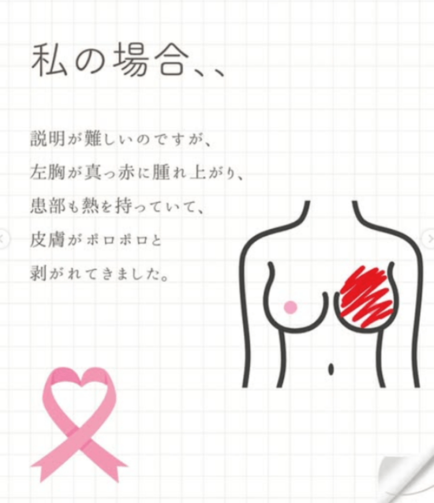 炎症性乳がんについて⑥（＠noa_beyourselfさんより提供）