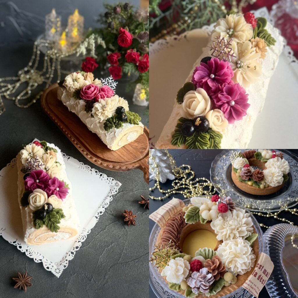 お花絞り作品③（＠yuriko_lien____さんより提供）