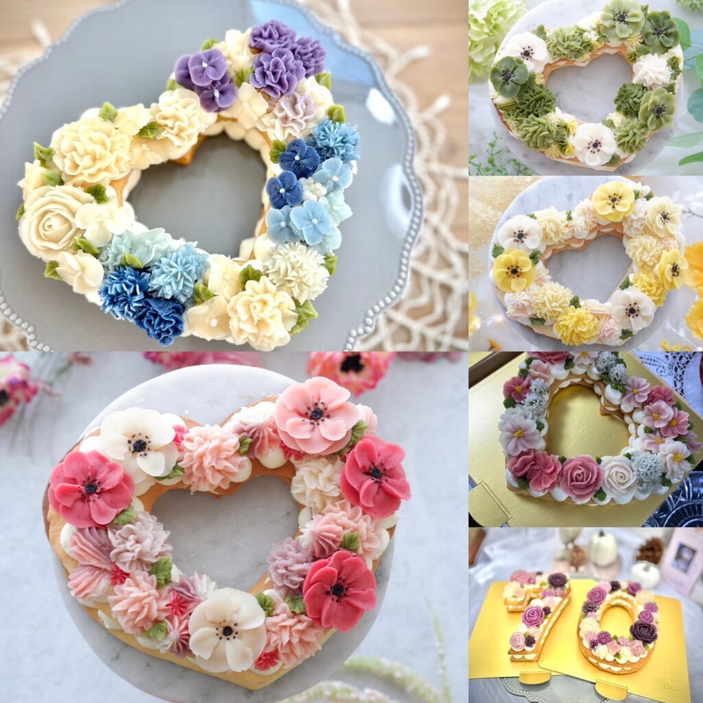 お花絞り作品⑥（＠yuriko_lien____さんより提供）