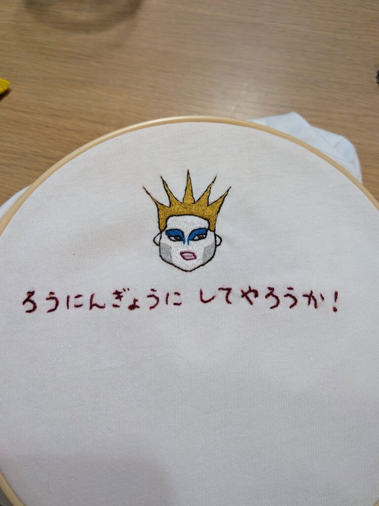 刺繍作品②（＠p_shaarottoさんより提供）