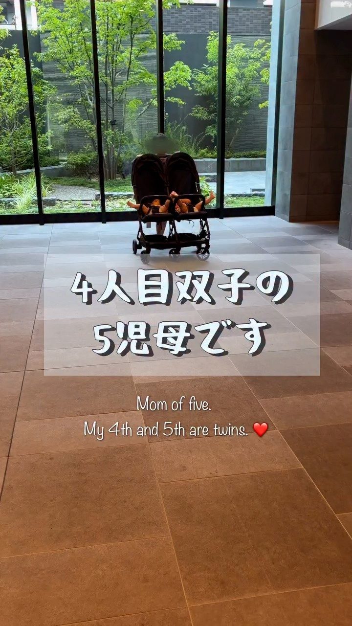 ベビーカーに乗る双子。5児の母を悩ませる“まさかの行動”に…180万再生「豪快でいいですね」「芸術点が高いw」「道ですれ違いたい」