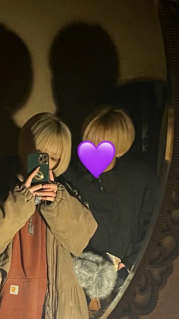 交際後の2人①（＠charo_used_vintageさんより提供）