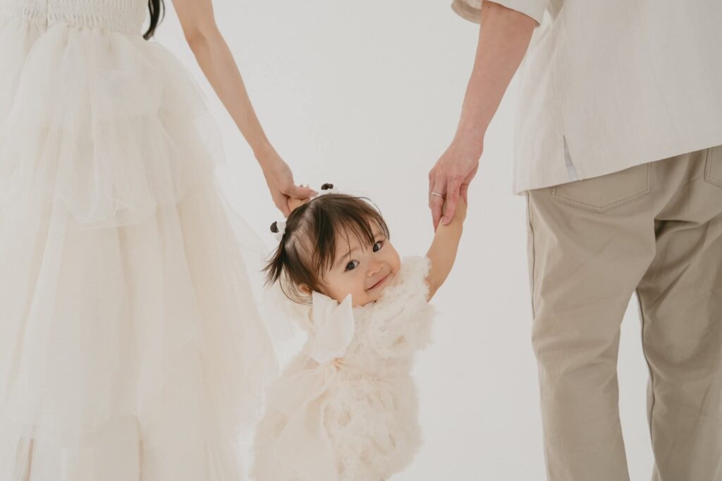 1歳記念の撮影④（＠daninstaelさんより提供）