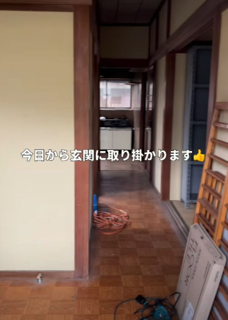 おじいさんの家をDIY⑤（＠kazuki_diy_dreamさんより提供）