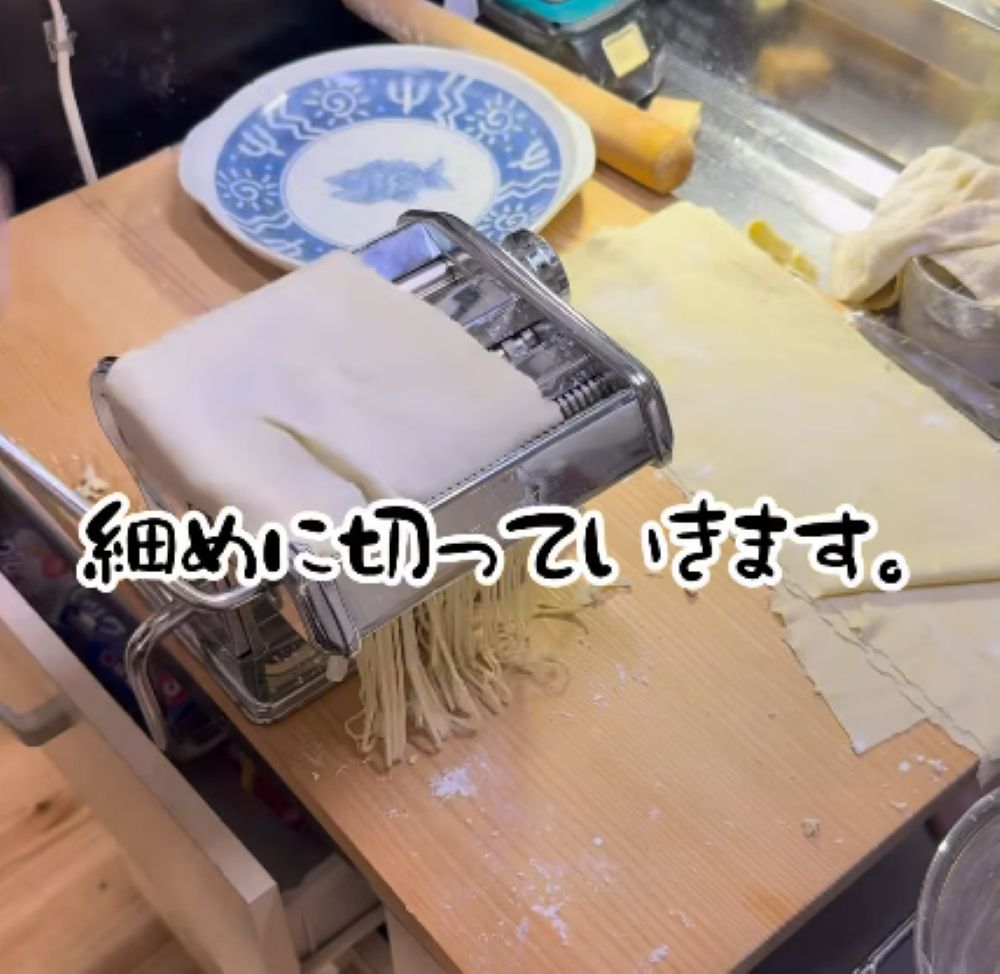 1800円のパスタマシン⑤（＠yagu_.ryu_yaさんより提供）
