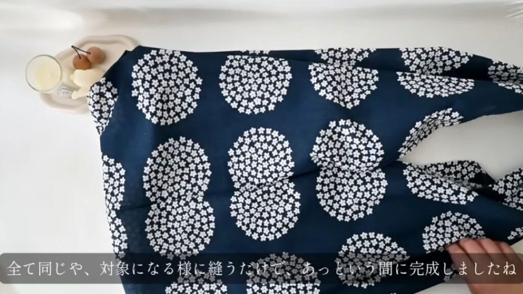 手ぬぐいで作ったバッグ⑧（＠mariko_madeさんより提供）