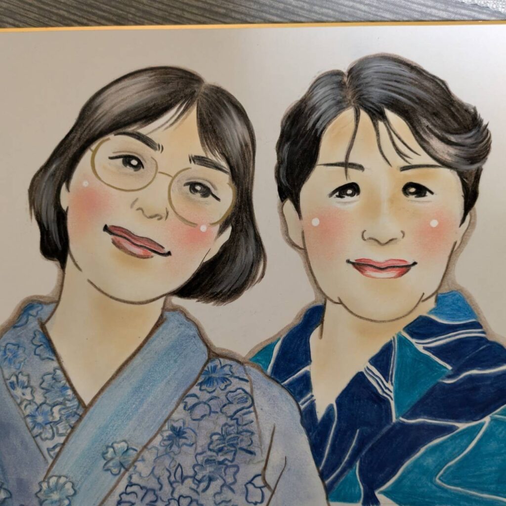 似顔絵作品②（＠nigaoemikeさんより提供）