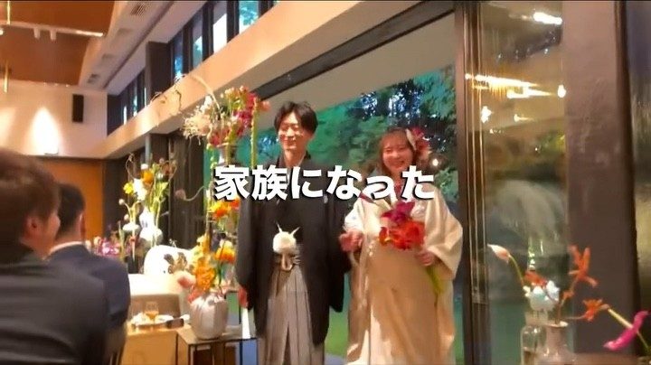結婚式の様子②（＠m_wd_0501さんより提供）