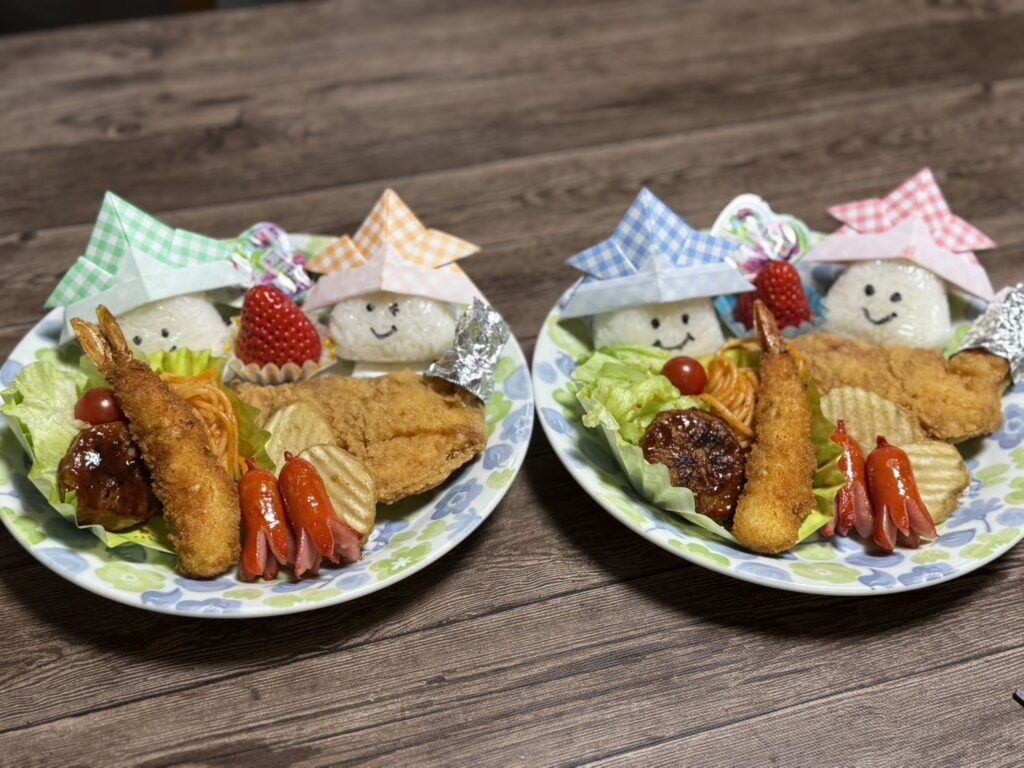 手作りのお子様ランチ（＠yumi0228yumiさんより提供）