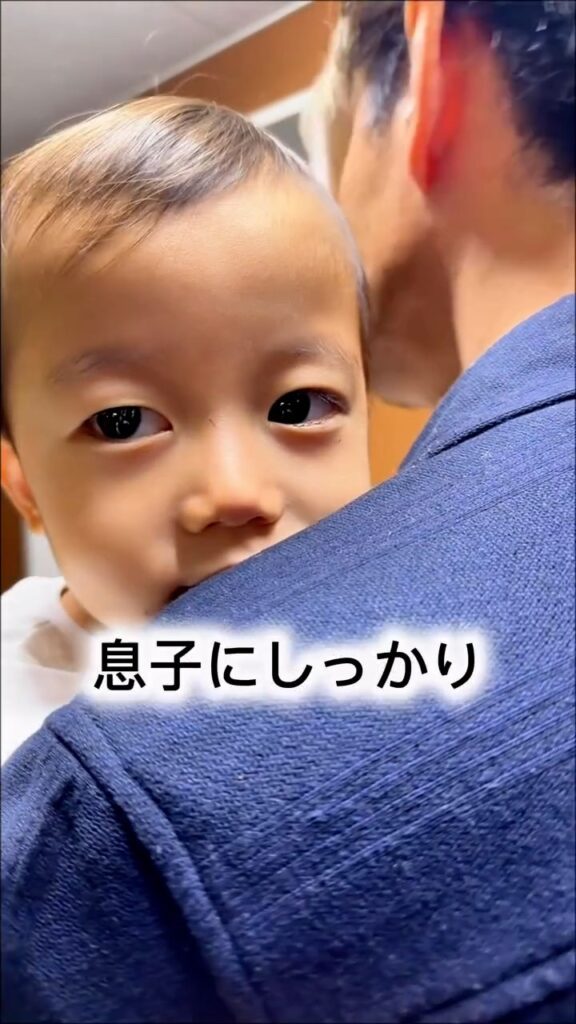 息子さんの様子②（＠57and4さんより提供）