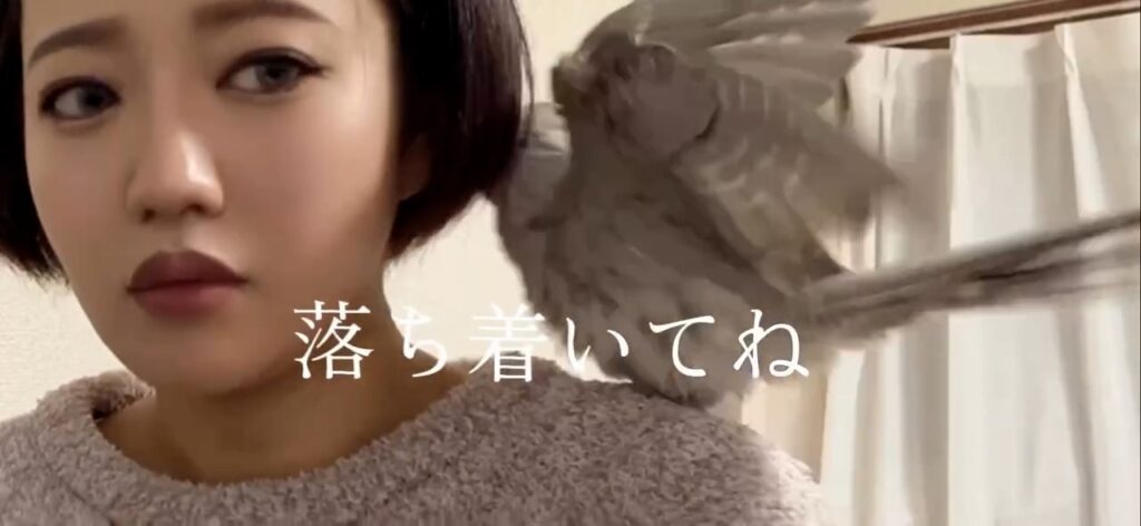 メイク中の様子⑬（＠achan_0414さんより提供）