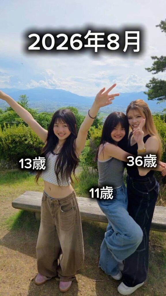 現在（2026年8月）の親子写真（＠nao_70mamさんより提供）