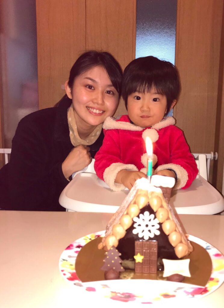2歳の息子さんと＠takako27cookingさん②（＠takako27cookingさんより提供）