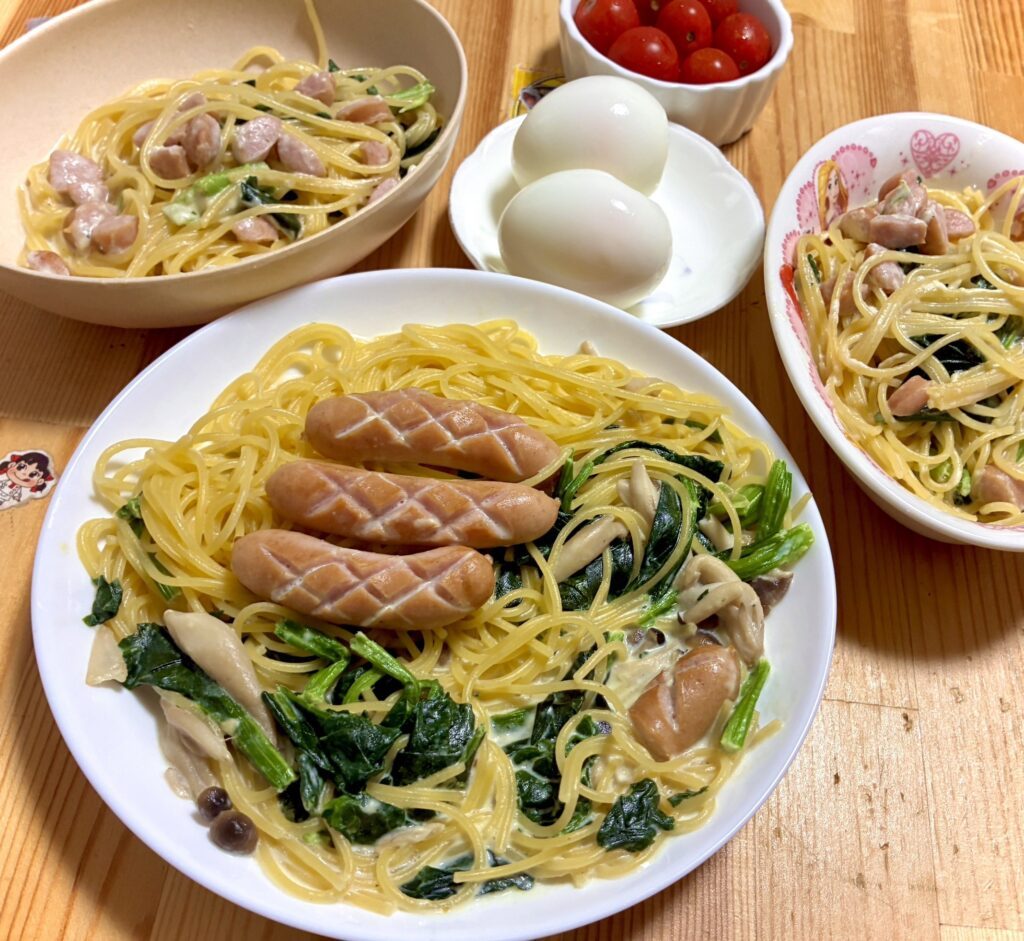 別の日の食卓②（＠takema_38さんより提供）
