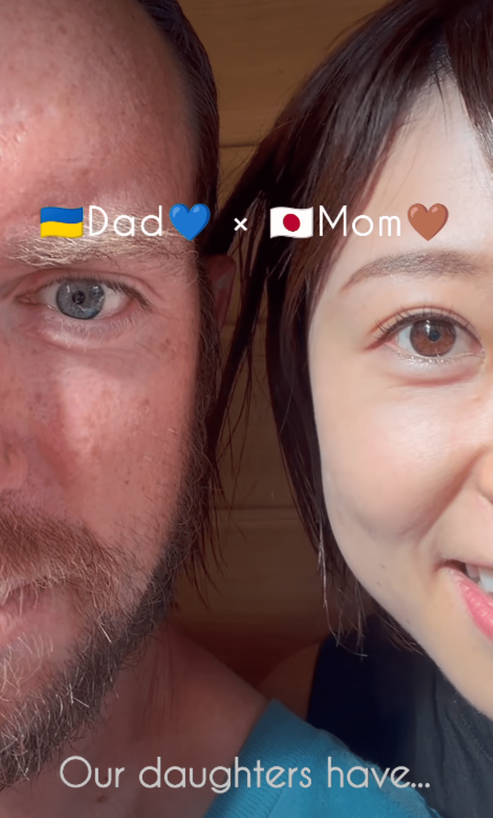 ウクライナと日本の夫婦から生まれた姉妹。成長すると“まさかの姿”に…「姉妹でも目の色が違いますね」「超かわいい…」「お人形さんみたい」