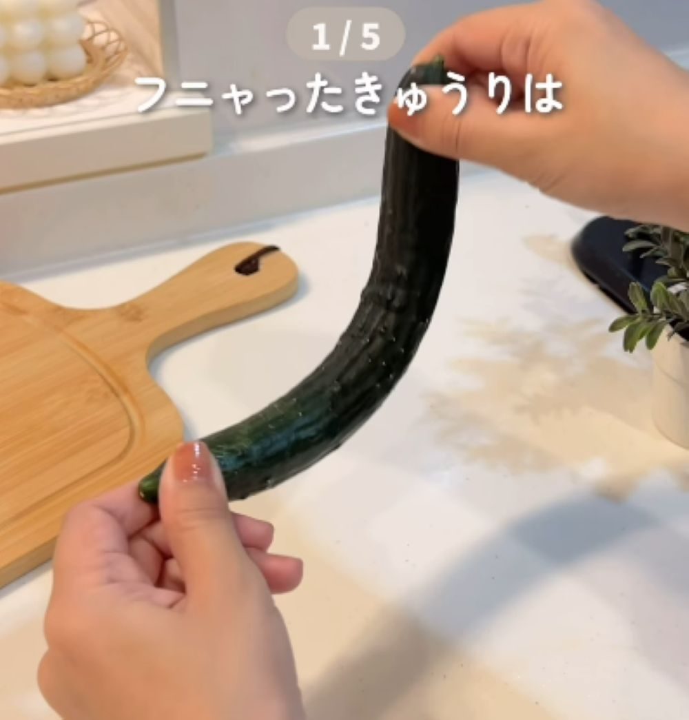 しなしなになった野菜。「もったいないな…」→復活方法を試してみると…目からウロコの光景に「えぇーーー！？」「早速やってみます」