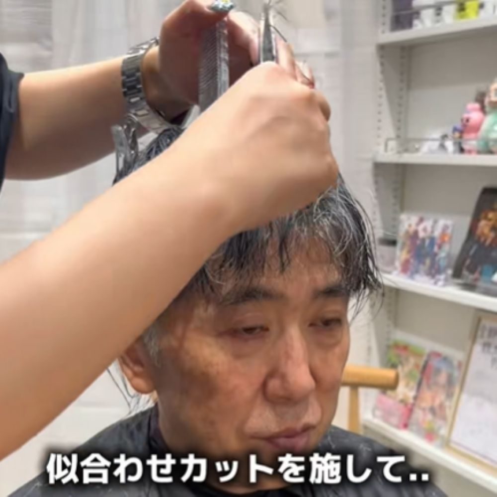 施術の様子④（＠oono.cutさんより提供）