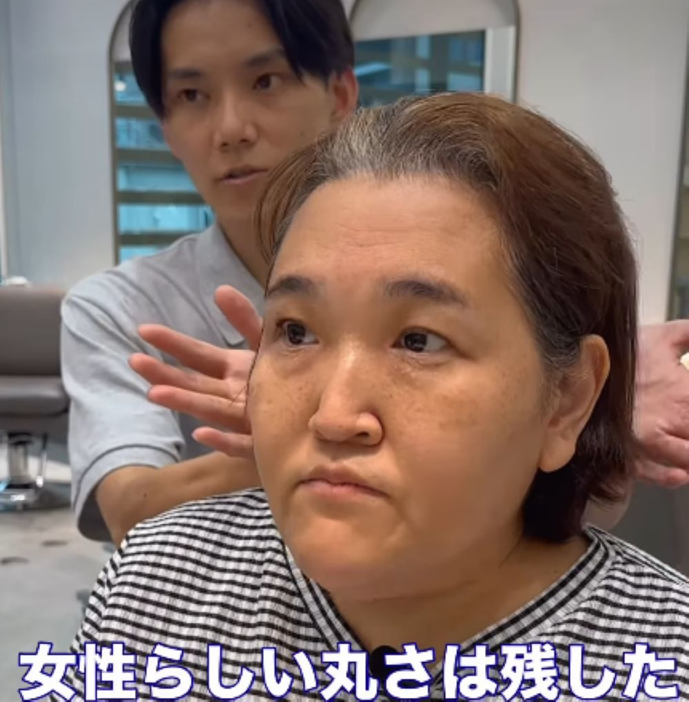 ヘアカットの様子④（＠eiji_yamashita_さんより提供）