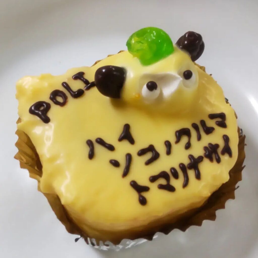 タヌキケーキ⑦（＠okinado.1911さんより提供）