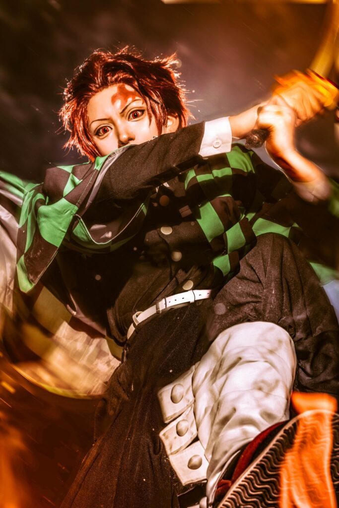 竈門炭治郎のコスプレ（＠cm_k1012さんより提供）