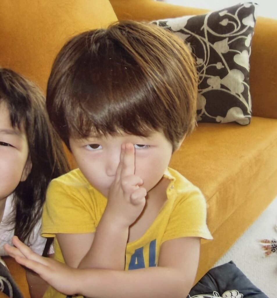 3～4歳の頃②（＠hiroto_skillさんより提供）