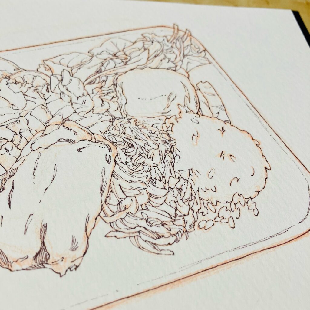 奥さんが描いたイラスト⑤（＠nonnyakonyakoさんより提供）