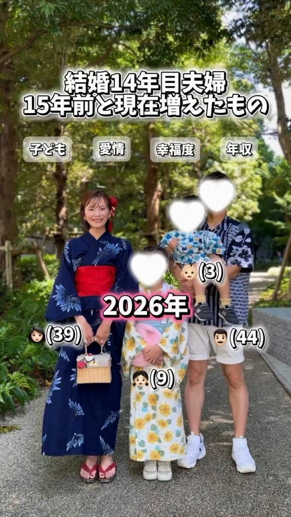 2026年の家族の様子①（＠nyakanyaさんより提供）