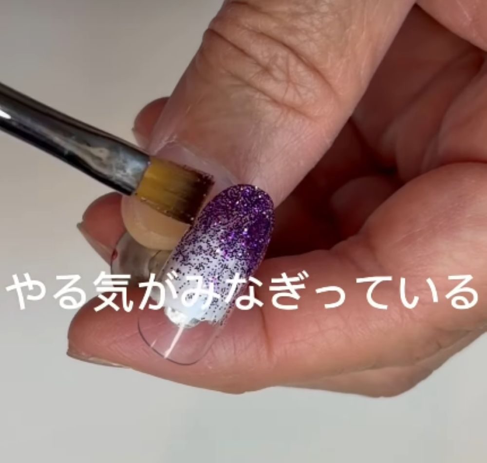 ネイルの様子⑥（＠omiti.nailさんより提供）