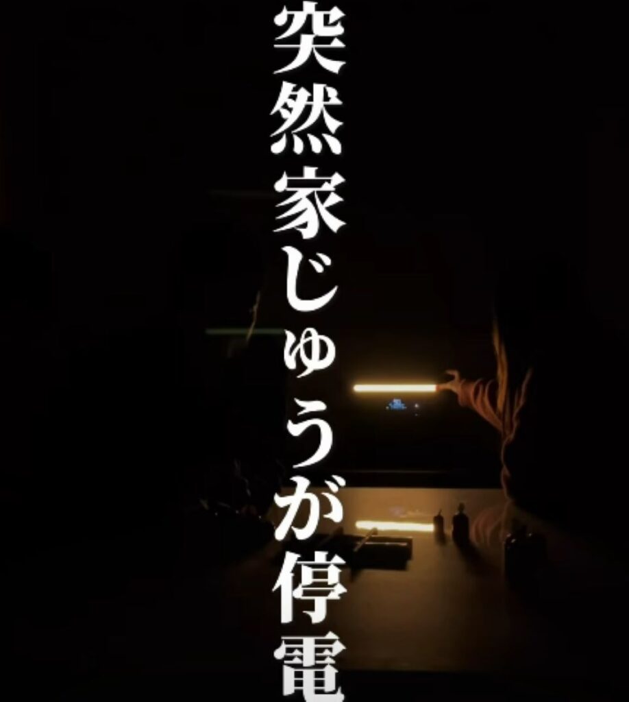 停電の原因②（＠cheike_lifeさんより提供）