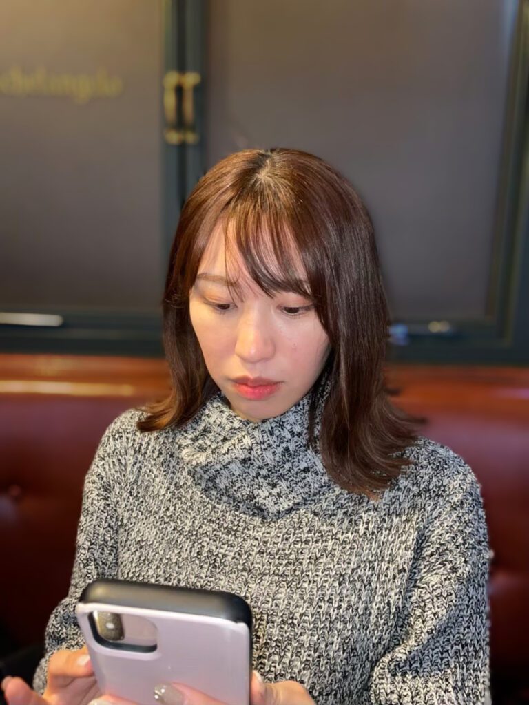 矯正中②（＠marii_beauty_さんより提供）