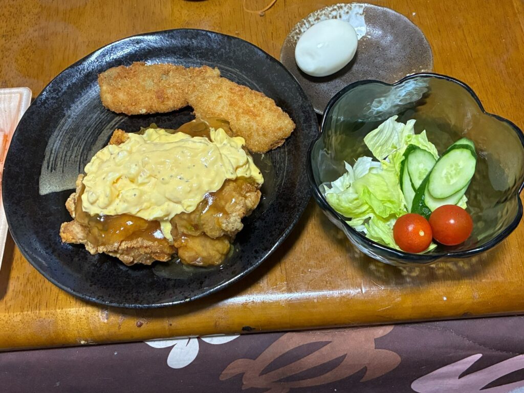 旦那さんの料理⑧（＠xkeix0310さんより提供）