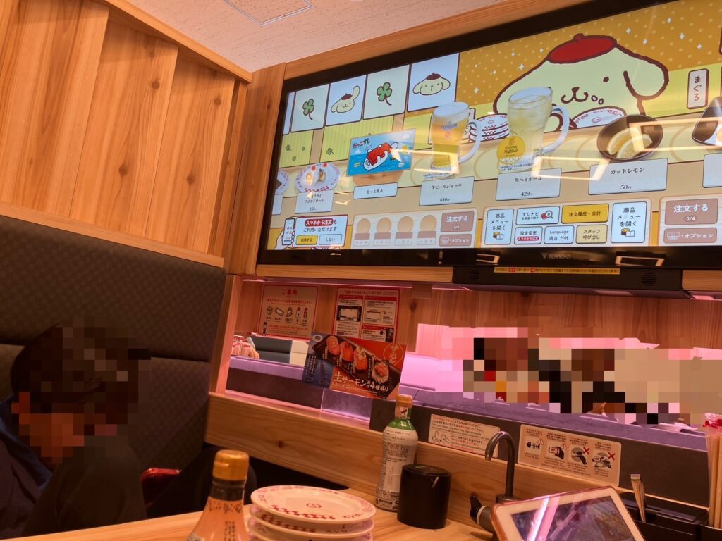 スシローの店内②（＠yuma232532さんより提供）