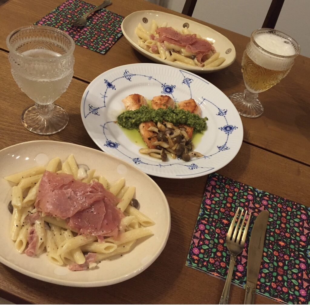 旦那さんが作った料理②（＠hinako_sato_39さんより提供）