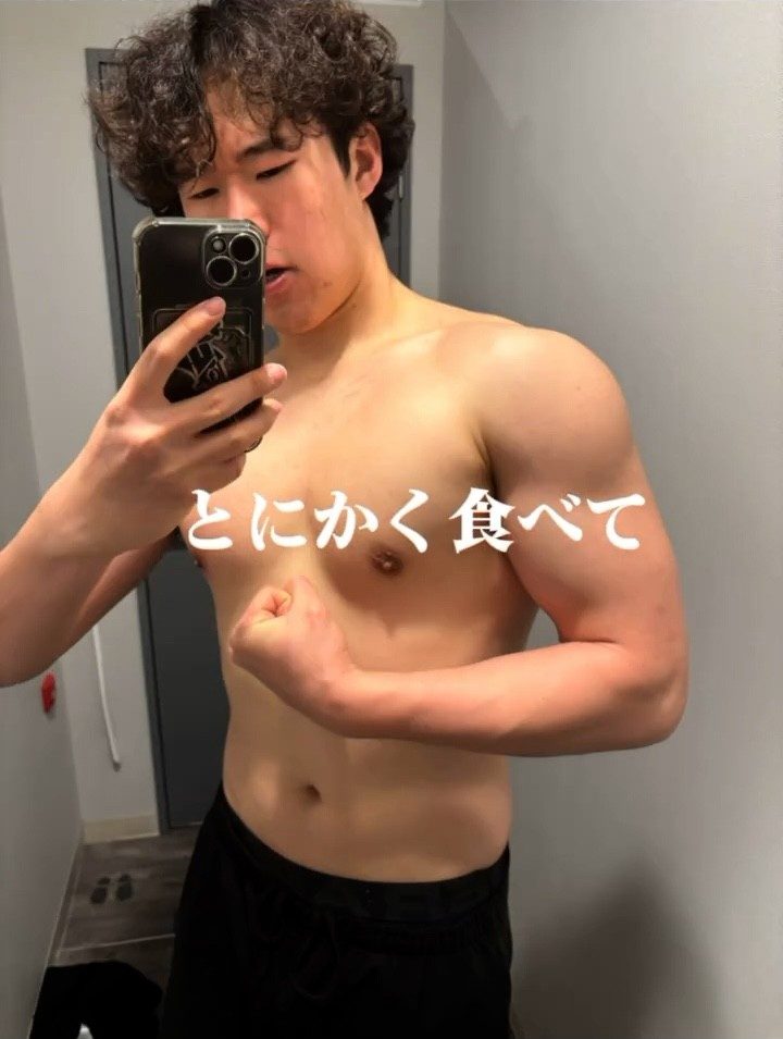 増量期の様子②（＠hiro_fit_jpさんより提供）