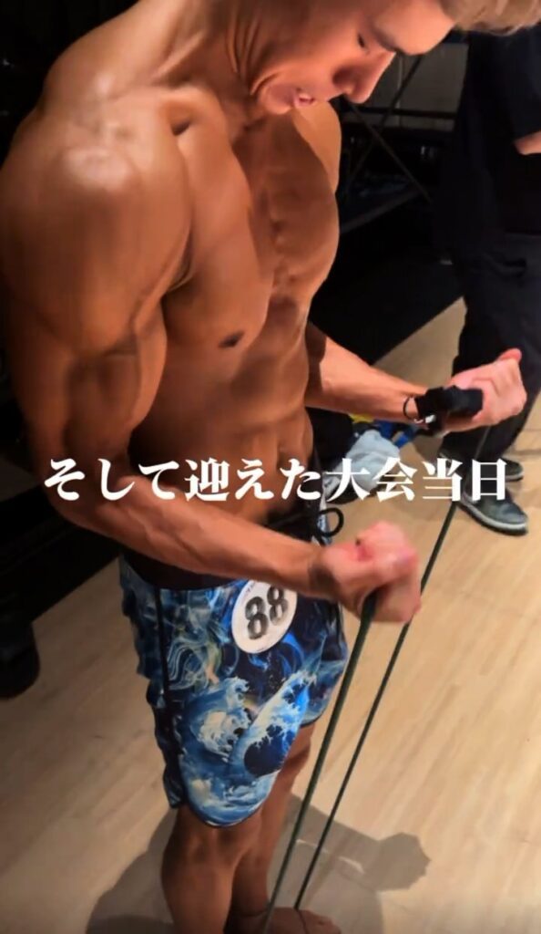 大会当日の様子①（＠hiro_fit_jpさんより提供）