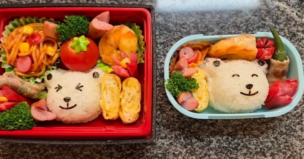 くまのお弁当（＠naoki.shinyoさんより提供）