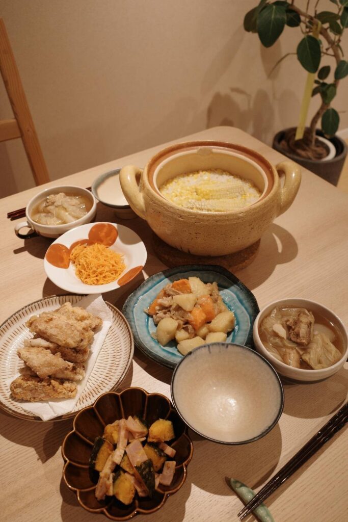 奥さんの手料理①（＠harumiologyさんより提供）