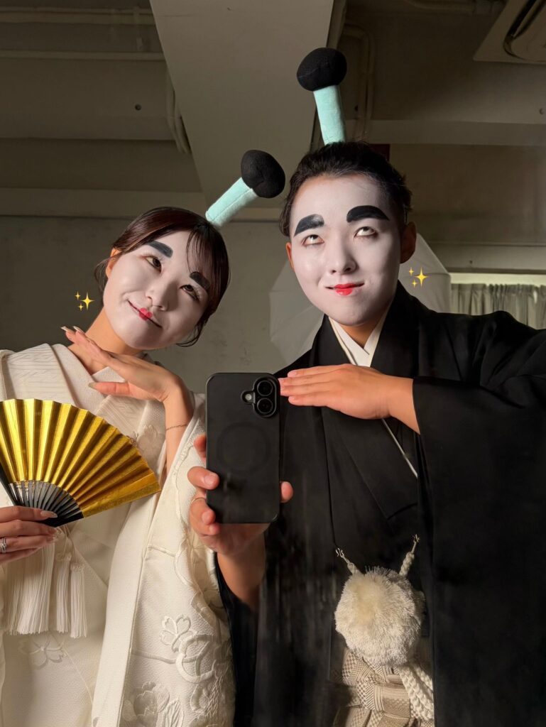 撮影の合間の様子（＠._.ka98さんより提供）