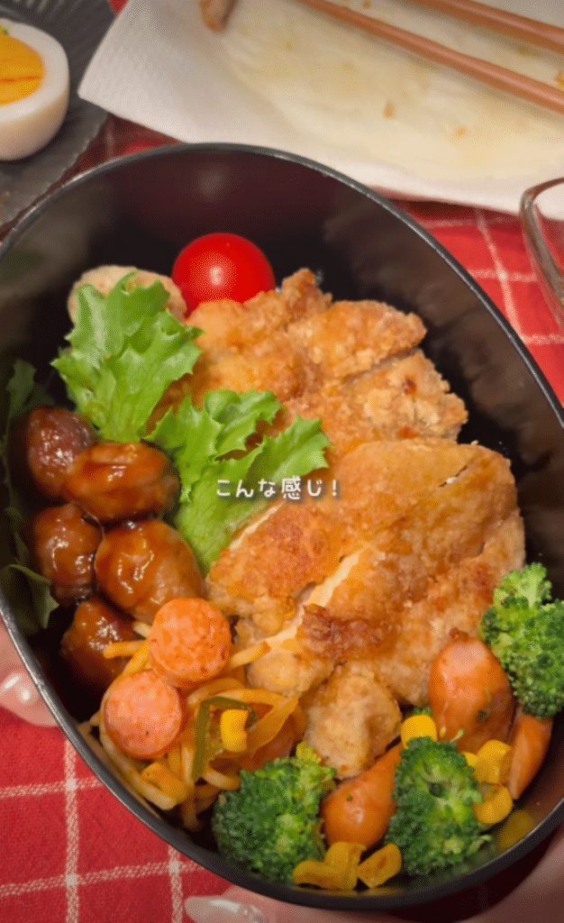嫌がらせ弁当②（＠shiro5han_さんより提供）